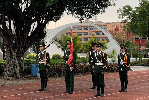 科技与工程学院第二次升旗仪式