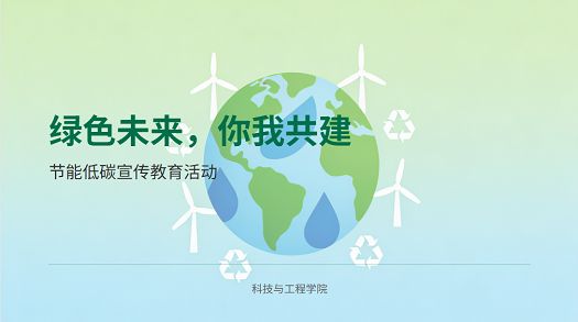 主题班会|绿色未来，你我共建