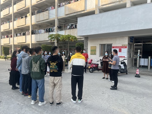 我院组织参加全体辅导员疫情防控演练